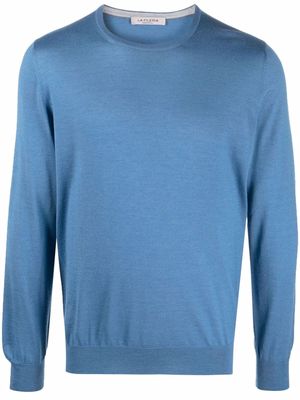Fileria fine-knit crewneck sweater - Blue