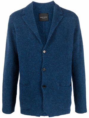 Roberto Collina button-up knit cardigan - Blue