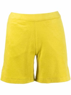 Majestic Filatures textured-weave shorts - Yellow