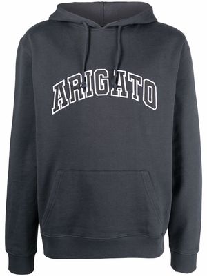 Axel Arigato organic-cotton logo-print hoodie - Black