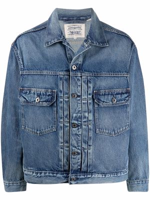 Levi's: Made & Crafted buttoned-up denim jacket - Blue