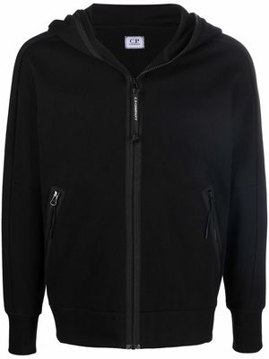 C.P. Company goggle-hood zipped hoodie - Black