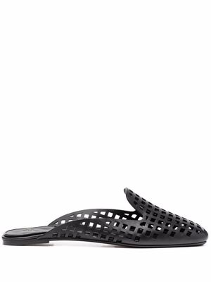 Alevì backless caged-toe loafers - Black