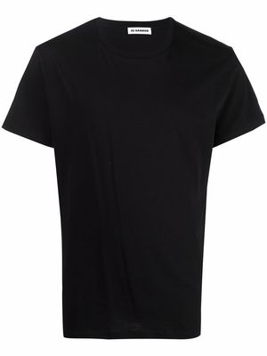 Jil Sander short-sleeved cotton T-shirt - Black