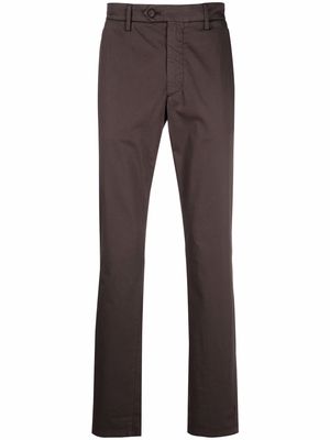 Ermenegildo Zegna straight-leg tailored trousers - Brown