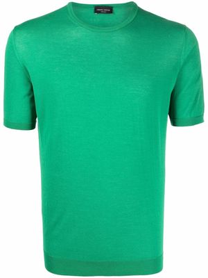 Roberto Collina short-sleeved cotton T-shirt - Green