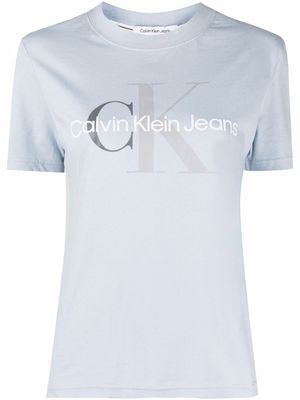 Calvin Klein Jeans logo-print cotton T-shirt - Blue
