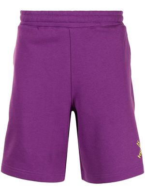 Kenzo logo-detail track shorts - Purple