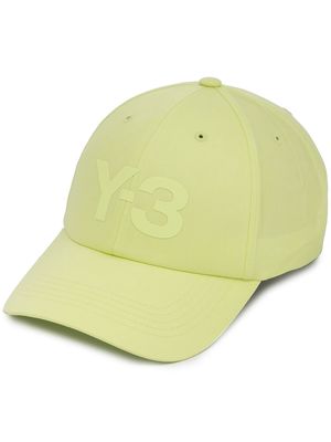 Y-3 logo-print baseball cap - Yellow