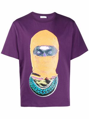 Ih Nom Uh Nit graphic-print cotton T-shirt - Purple