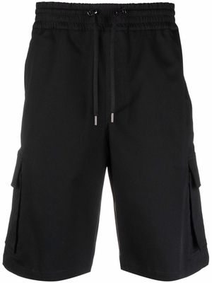 Neil Barrett cargo-pocket knee-length shorts - Black