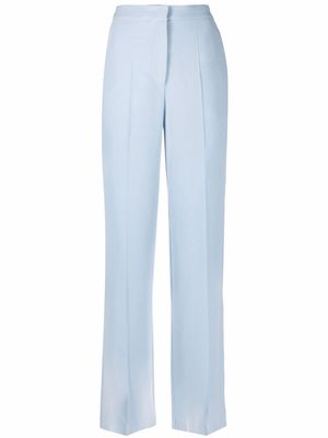 Federica Tosi pressed-crease tailored trousers - Blue