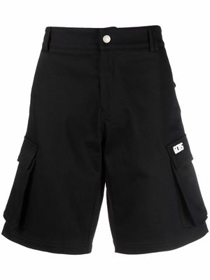 Gcds logo-patch cargo shorts - Black