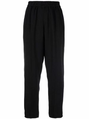 Forte Forte cropped elasticated track pants - Black