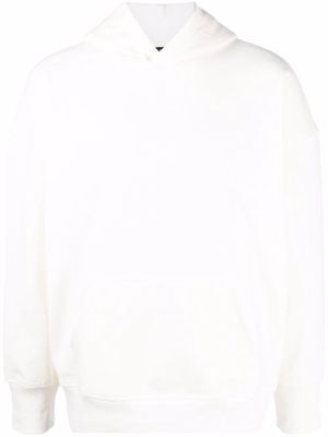 Levi's: Made & Crafted pouch-pocket cotton hoodie - White