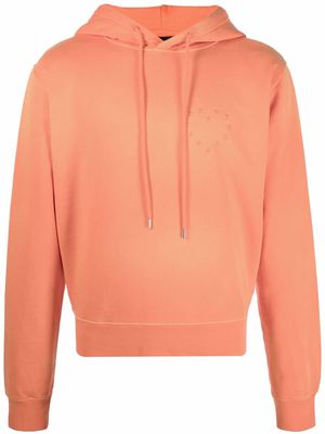 Etudes logo organic cotton hoodie - Orange