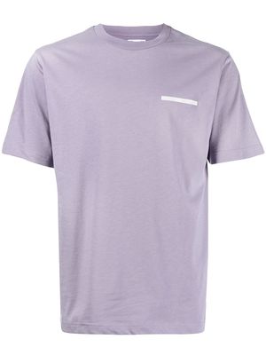 izzue slogan-print short-sleeved T-shirt - Purple