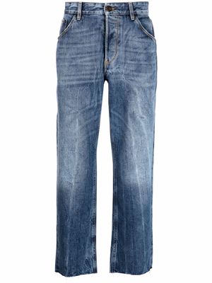 PT TORINO stonewashed straight-leg jeans - Blue