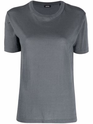 ASPESI short-sleeved cotton T-shirt - Grey
