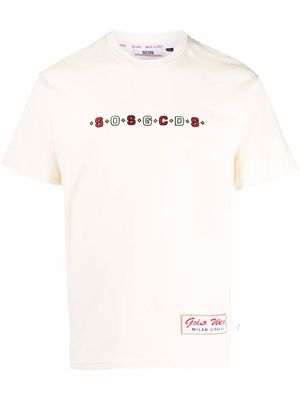 Gcds logo-print T-shirt - Neutrals
