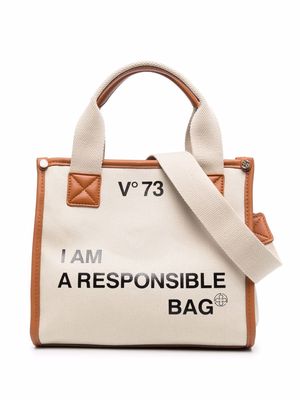 V°73 Responsability tote bag - Neutrals