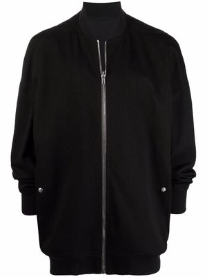 Rick Owens cotton bomber jacket - Black