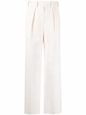 Alexandre Vauthier high-waisted wide-leg trousers - White
