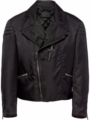 Prada Re-Nylon biker jacket - Black