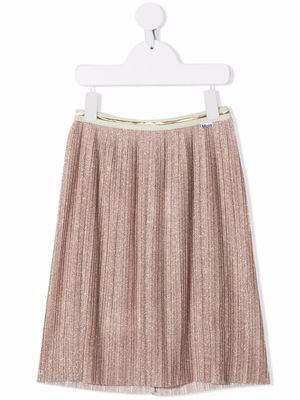 Molo midi pleated skirt - Neutrals