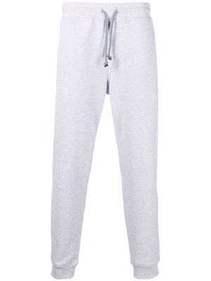 Brunello Cucinelli tapered track trousers - Grey
