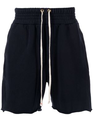 Les Tien patch-pocket cotton shorts - Blue