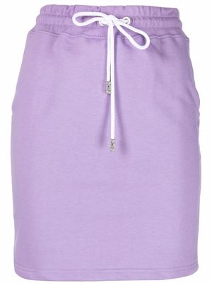 Gcds logo-print track skirt - Purple