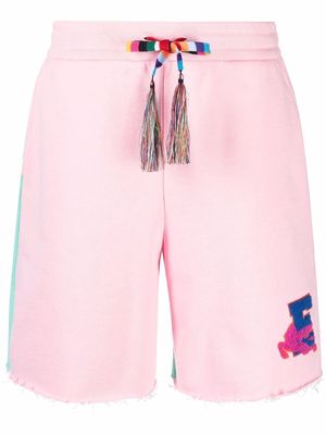 ETRO Pegaso panelled shorts - Pink