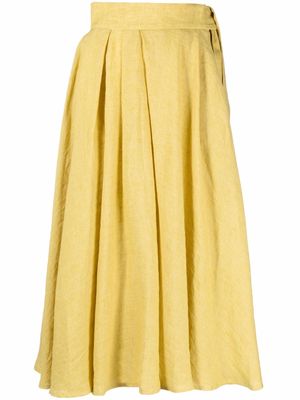 Fabiana Filippi flared midi skirt - Yellow