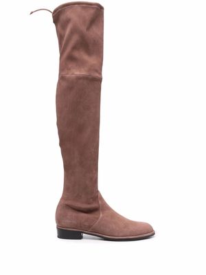 Stuart Weitzman thigh-high fitted boots - Brown