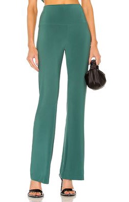 Norma Kamali Boot Pant in Teal