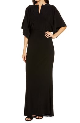 Norma Kamali Obie Cover-Up Gown in Black
