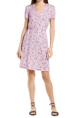 French Connection River Daisy Meadow Dress in Mauve Mist Multi
