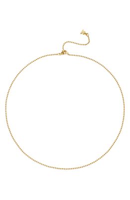 Temple St. Clair Ball Chain Necklace in Yellow Gold