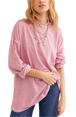 We the Free by Free People Be Free Tunic T-Shirt in Mauve