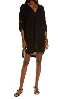 Seafolly Essential Cover-Up in Black