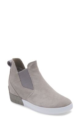 SOREL Out N About Slip-On Wedge Shoe in Chrome Grey White