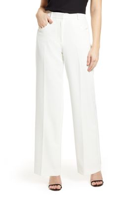 Vince Camuto Wide Leg Trousers in New Ivory