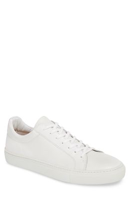Supply Lab Damian Low Top Sneaker in White Leather