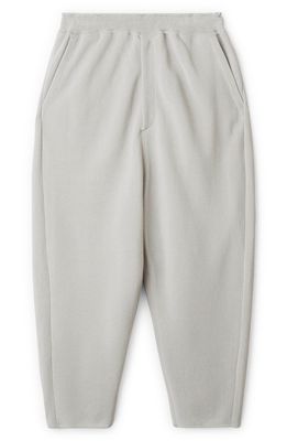 CFCL Paper Blend Garter Knit Pants in Light Grey