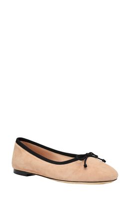 kate spade new york honey ballet flat in Light Fawn Suede