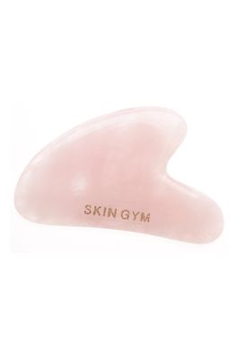 Skin Gym Rose Quartz Crystal Sculpty Heart Gua Sha Facial Tool