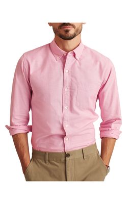 Bonobos Slim Fit Stretch Oxford Button-Down Shirt in Solid Oxford Wild Rose