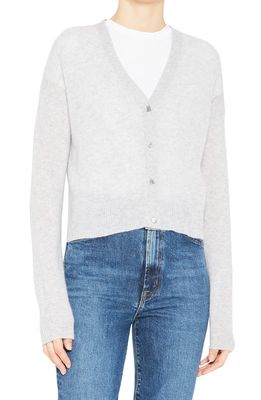 Theory Hanelee Cashmere Cardigan in Foggy