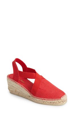 Toni Pons 'Ter' Slingback Espadrille Sandal in Red